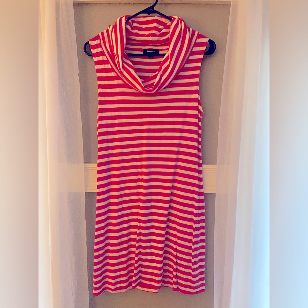 Cowl neck sundress